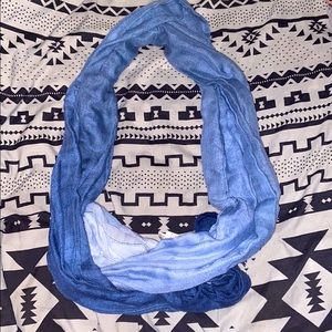 Blue Scarf.